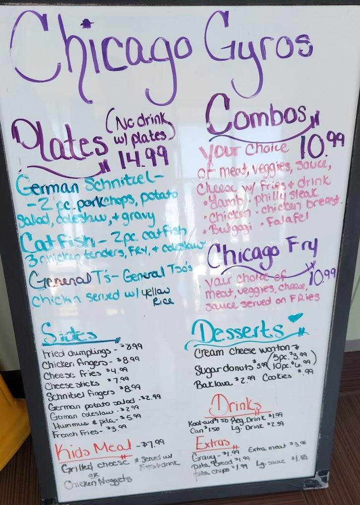Chicago Gyros Menu image 2